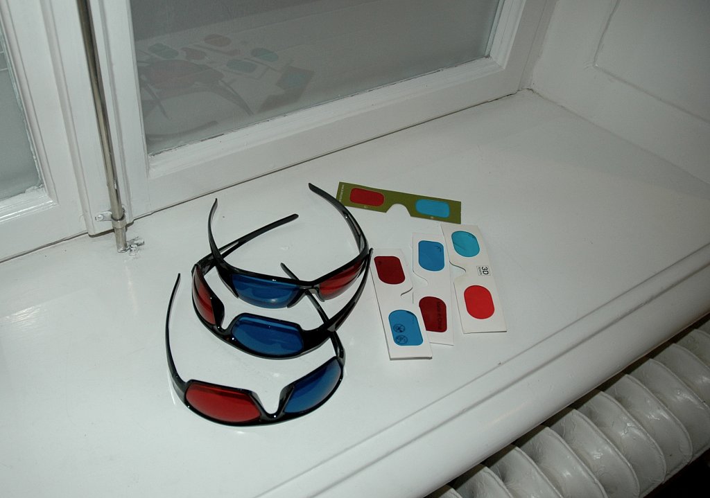 3D anaglyf-glasögon